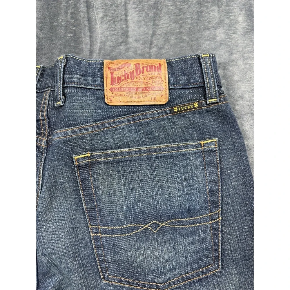 Lucky Brand Gene Montesano Men's 34 100% Cotton Denim Jeans